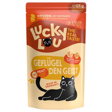 Lucky Lou Adult 16 x 125 g em saquetas - Aves