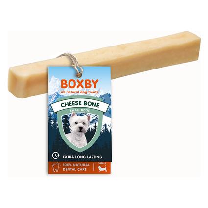 Boxby Cheese Bone snack para cães - Cães de pequeno porte (< 10 kg)