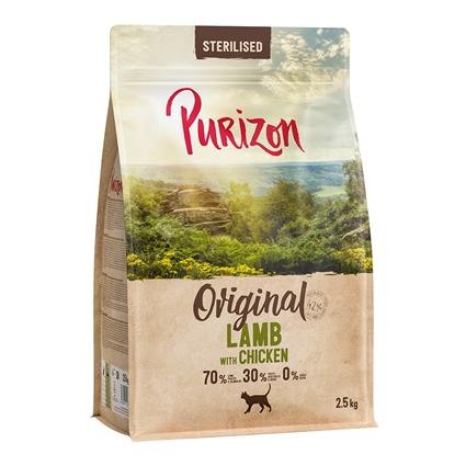 Purizon Adult Sterilised com cordeiro e frango, sem cereais - 2,5 kg
