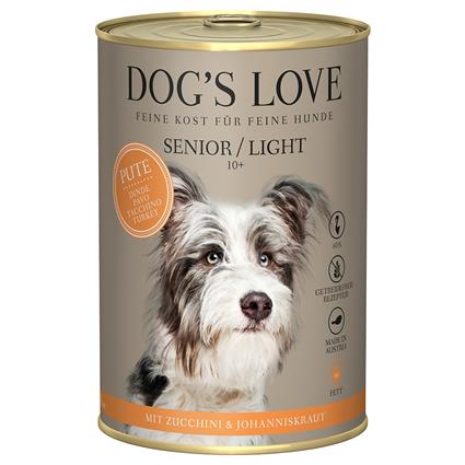 Dog's Love Senior comida húmida para cães -  6 x 400 g