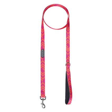 Trela Icepeak Pet® Live, rosa/laranja - Tamanho M: 180 cm de comprimento, 25 mm de largura