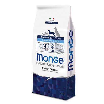 Monge Super Premium Puppy Junior Medium - 12 kg