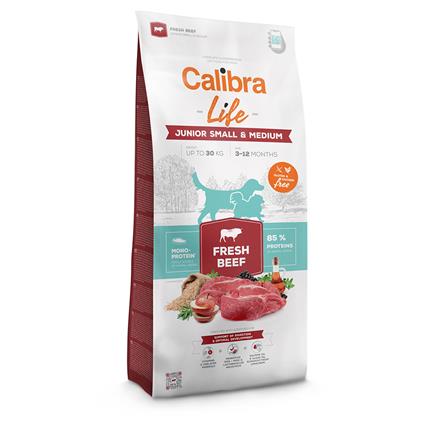 Calibra Life Junior Raças Pequenas e Médias com vaca fresca - 12 kg