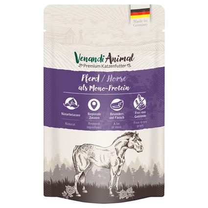 Venandi Animal Monoprotein 24 x 125 g Pack económico - Cavalo