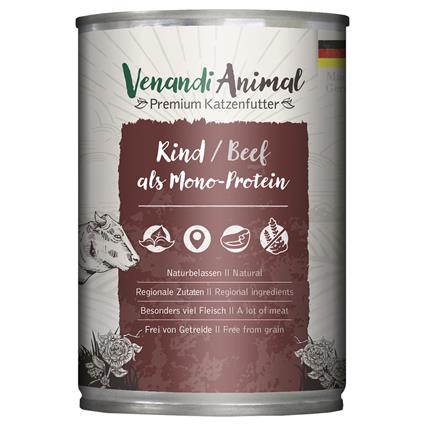 Venandi Animal Monoproteína 24 x 400 g Pack económico - Vaca