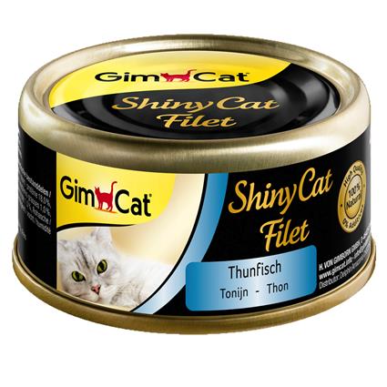 GimCat ShinyCat Filet 6 x 70 g - Atum