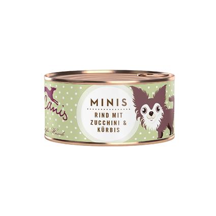 Terra Canis Mini 18 x 100 g - Vaca com curgete e abóbora