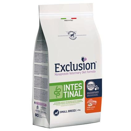 Exclusion Intestinal Small Breed com porco e arroz - 7 kg