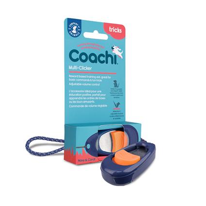 Coachi Multi-Clicker para cães - Azul-marinho