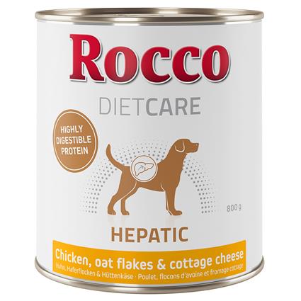 Rocco Diet Care Hepatic Frango, flocos de aveia e requeijão 800 g - 6 x 800 g