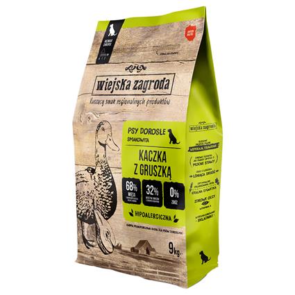 Wiejska Zagroda Pato com pera - Pack económico: 2 x 9 kg