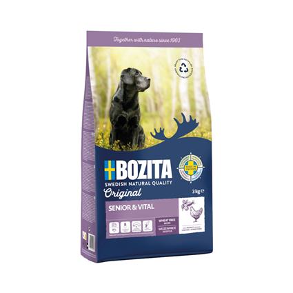 Bozita Original 2 x 3 kg - Pack económico - Senior & Vital com frango