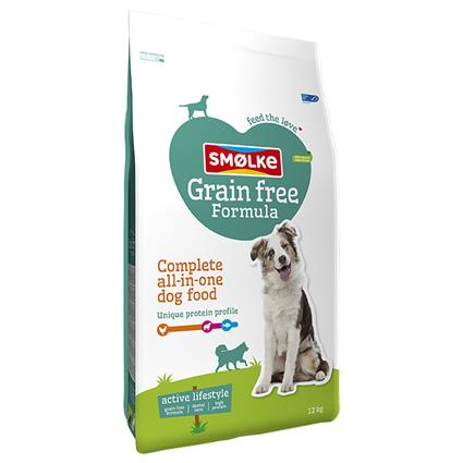 Smølke Cão Adulto sem cereais - Pack económico: 2 x 12 kg