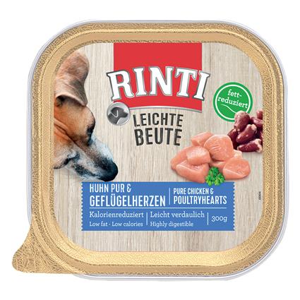 Rinti Leichte Beute comida húmida para cães 9 x 300 g - Frango e corações de aves
