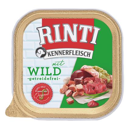 Rinti Kennerfleisch 9 x 300 g comida húmida para cães - Veado