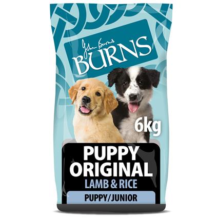 Burns Puppy Original com cordeiro e arroz - 6 kg