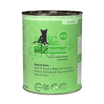 catz finefood - Pack económico: 12 x 400 g - Vaca e pato