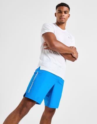 Under Armour Calções UA Tech Woven Wordmark - Blue, Blue