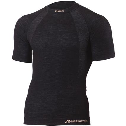 Lasting Wabel Short Sleeve Base Layer Preto S-M Homem