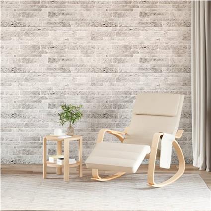 vidaXL Painéis de parede 3D 10 pcs 100x50 cm EPS cinzento-claro