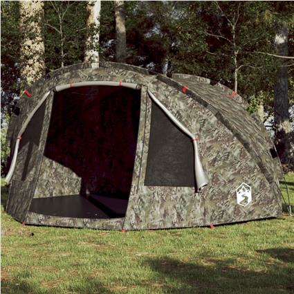 vidaXL Tenda de pesca para 4 pessoas impermeável camuflagem
