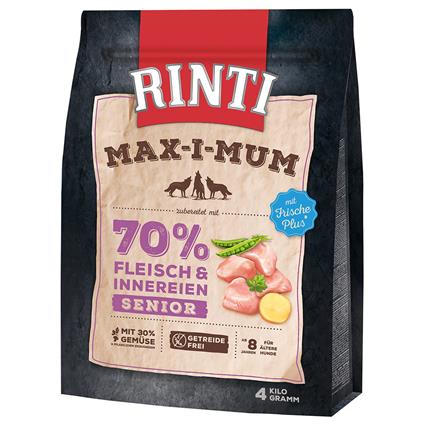 RINTI Max-i-mum Senior com frango para cães - 4 kg