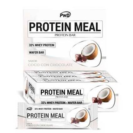 Pwd Nutrition Protein Meal Barritas Coco Con Chocolate 12Uds.