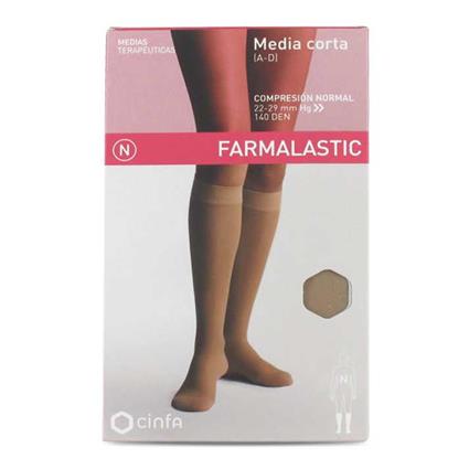 Farmalastic Media Corta (A-D) Comp Normal (Beige T- Mediana)