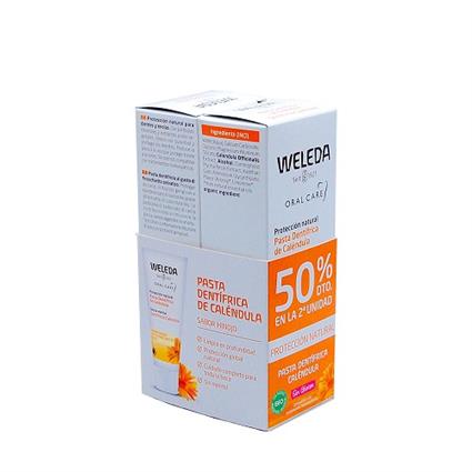 Weleda Pasta Dentifrica De Calendula 75 Ml Pack 50% 2ª Ud