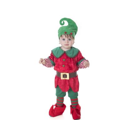 Fato de duende de Natal para bebé