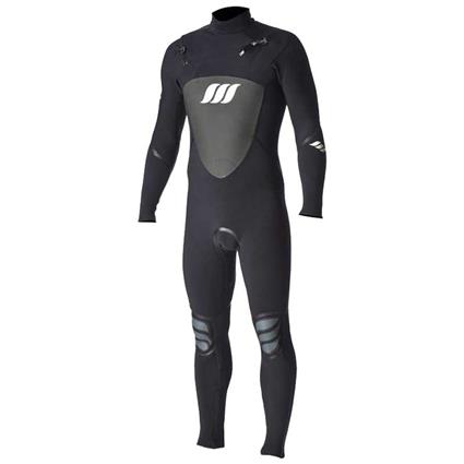 West Lotus Long Sleeve Chest Zip Neoprene Suit Preto M