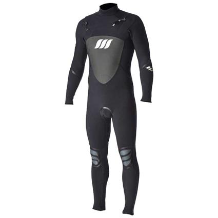 West Lotus Long Sleeve Chest Zip Neoprene Suit Preto MT