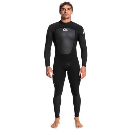Quiksilver 3/2 Mm Prologue Long Sleeve Back Zip Neoprene Suit Preto MT