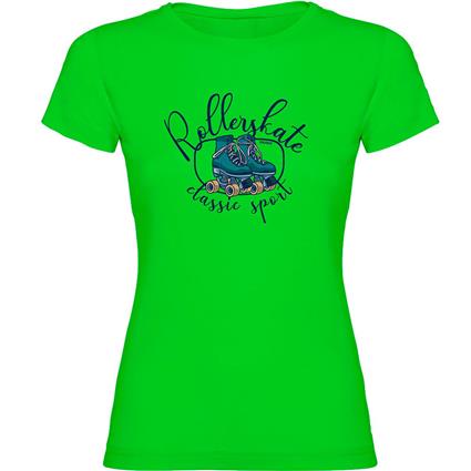 Kruskis Classic Sport Short Sleeve T-shirt Verde M Mulher