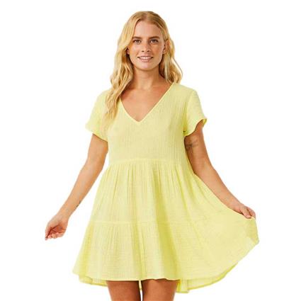 Rip Curl Premium Surf Short Dress Amarelo M Mulher
