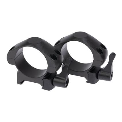 Stinger Quick Release 4 Screws 30 Mm Steel Rings Short Height Mounts Prateado