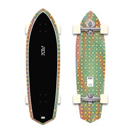 Yow Padang Padang 34´´ Power Surfing Series Surfskate Dourado 10 Inches