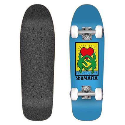 Sk8mafia One Love 7.3´´x24.5´´ Micro Skateboard Azul 24.5 Inches