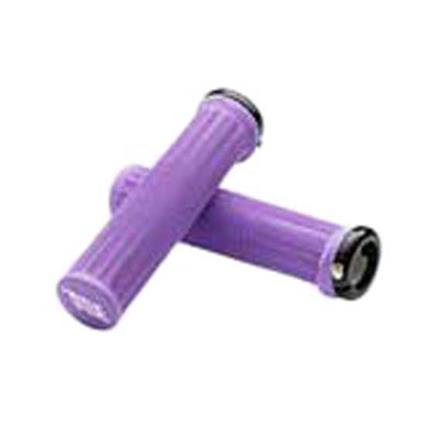 Title Mtb L01 Lock On Grips Roxo 135 mm