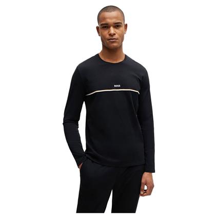 Boss Unique Long Sleeve T-shirt Pyjama Preto L Homem