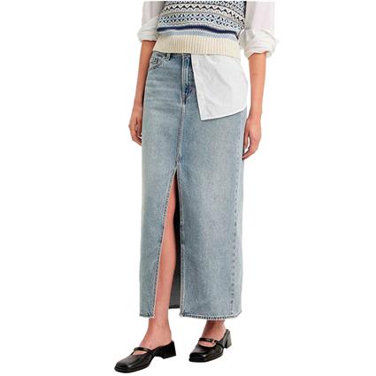 Levi´s ® Ankle Column Skirt Cinzento 32 Mulher