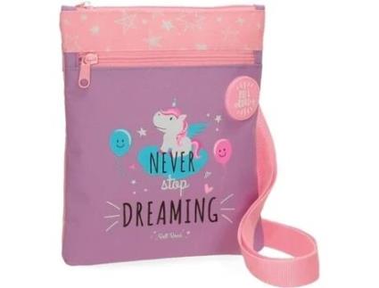 Mala Tiracolo JOUMMA Unicórnio Lila (24 cm x 20 cm x 0,5 cm)