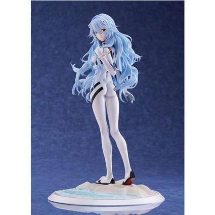 Claynel Pvc 1/7 Rei Ayanami Voyage End 26 Cm Evangelion Statue Azul