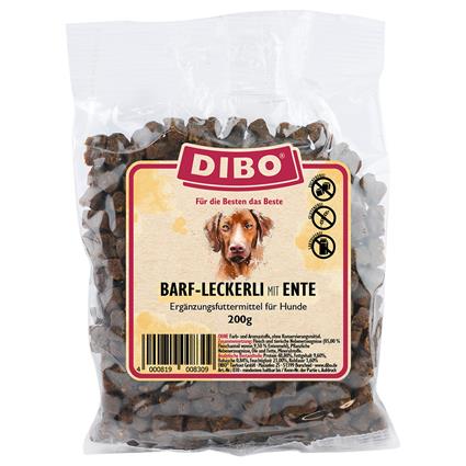 DIBO BARF Snacks com pato - Pack económico: 6 x 200 g