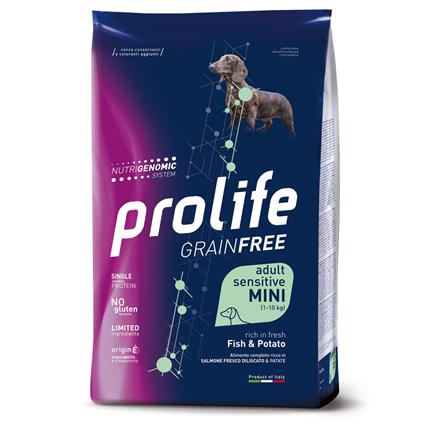 Dog Prolife Grainfree Sensitive Mini Peixe & Batata - 7 kg