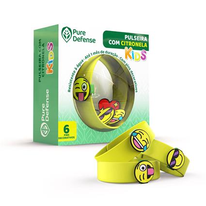 Pulseira Repelente de Mosquitos Criança PureDefense