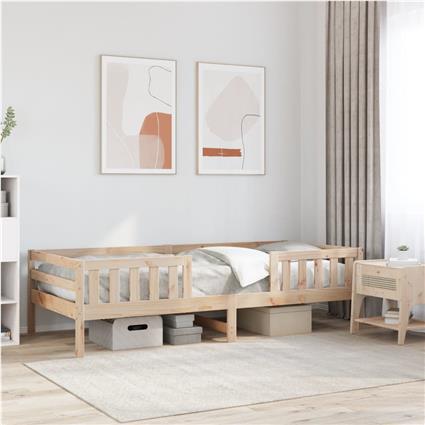 vidaXL Estrutura de cama 80x200 cm madeira de pinho maciça