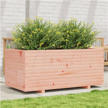 vidaXL Vaso/floreira de jardim 110x60x49,5cm madeira de douglas maciça