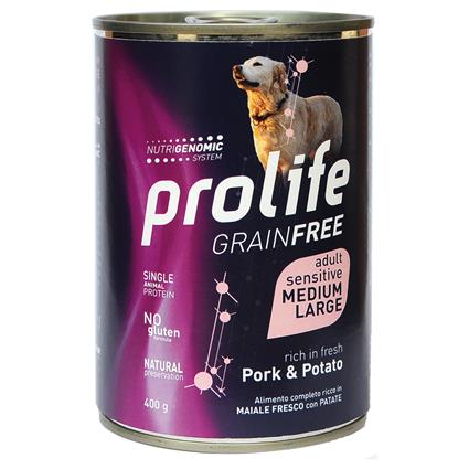 Prolife Dog Wet Sensitive Pig - 6 x 400 g