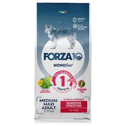 Forza 10 Diet Mono Medium & Large Sensitive Digestion com peixe - 10 kg